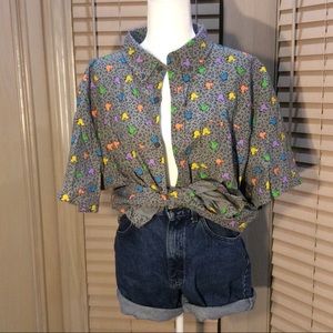 DISNEY Grey Mickey Mouse Polo 2XL